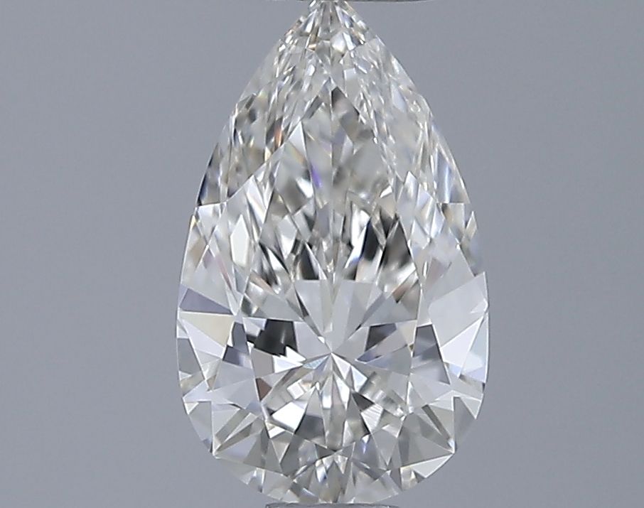 Pear Natural Diamond 0.81ct H IF