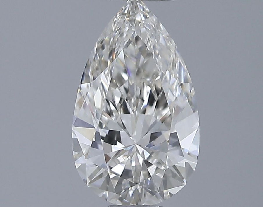 Pear Natural Diamond 0.81ct H IF