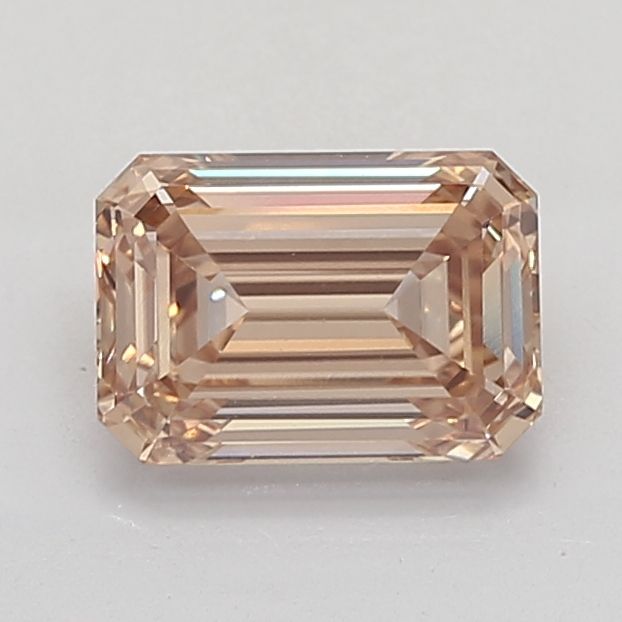 Emerald Champagne Lab-grown Diamond 3.34ct VS1 loose diamond