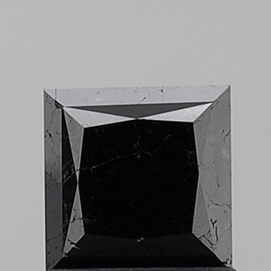 Princess Black Natural Diamond 1.14ct VS2 loose diamond
