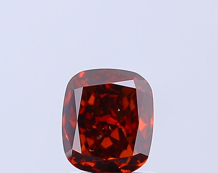 Cushion Fancy Vivid Brownish Orange Lab-grown Diamond 1.01ct VS2 loose diamond