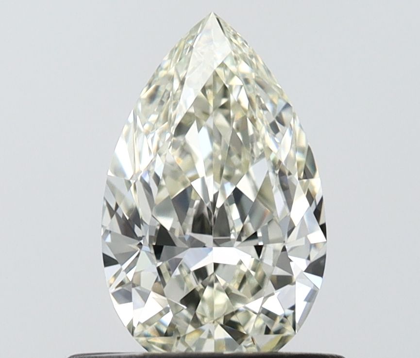 Pear Natural Diamond 0.50ct J IF