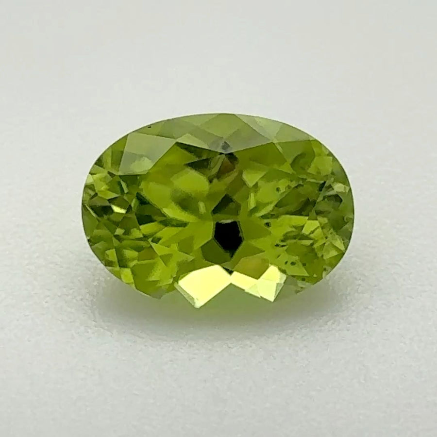Oval Green Peridot 1.145ct loose gemstone