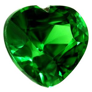 Heart Green Garnet 0.93ct loose gemstone