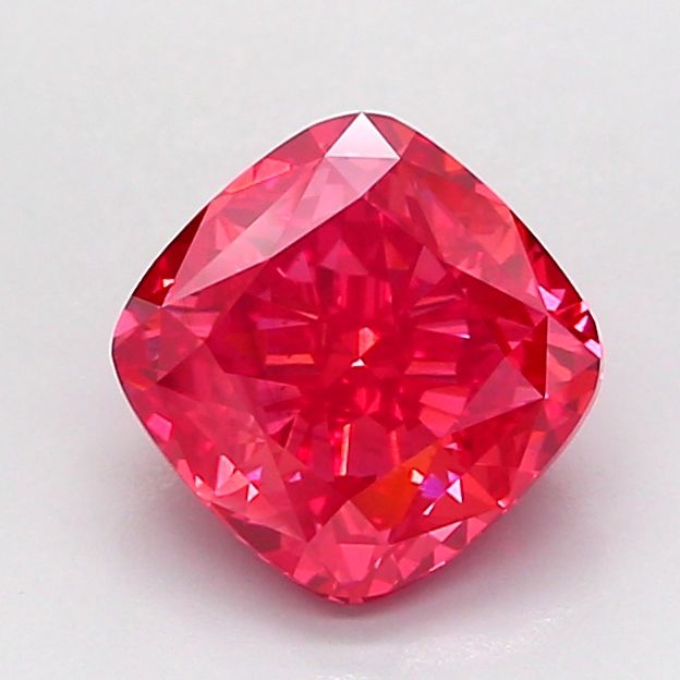 Cushion Fancy Vivid Red Lab-grown Diamond 2.04ct VS1 loose diamond