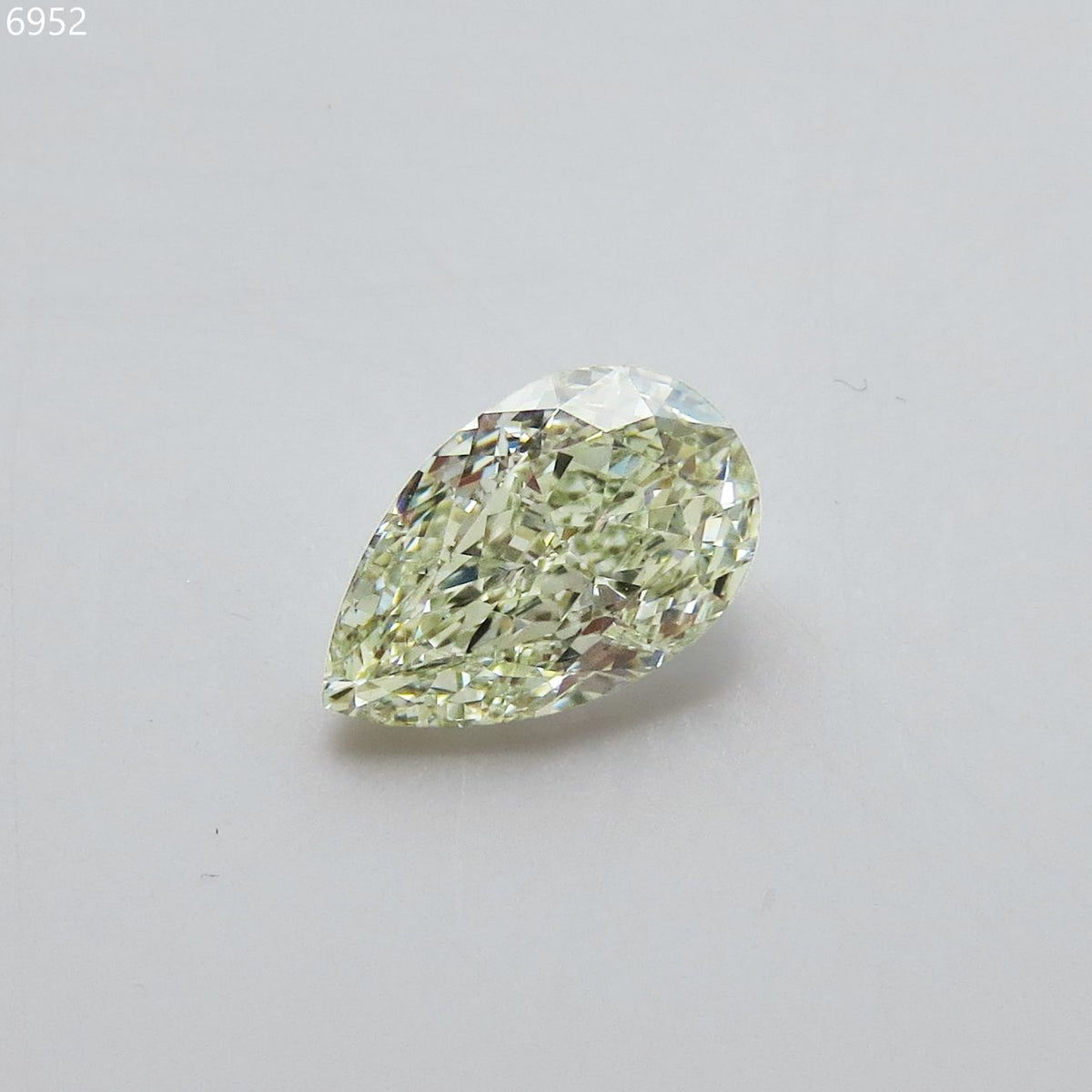 Pear Fancy Light Green Natural Diamond 2.01ct SI1 loose diamond
