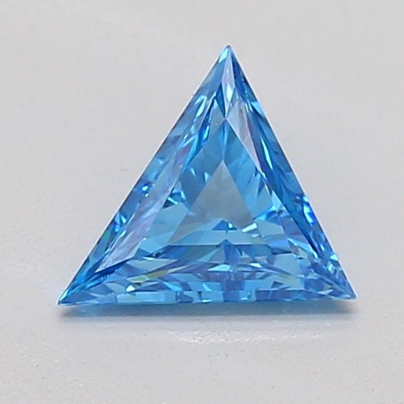 Triangular Fancy Vivid Blue Lab-grown Diamond 0.27ct VS1 loose diamond