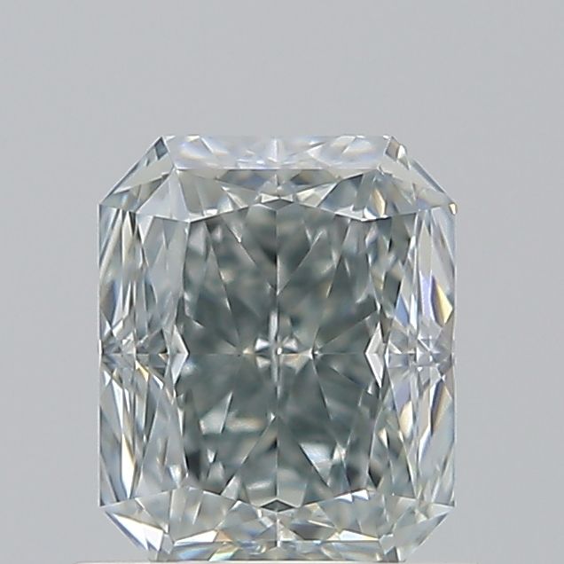 Radiant Fancy Gray Blue Natural Diamond 1.1ct IF loose diamond