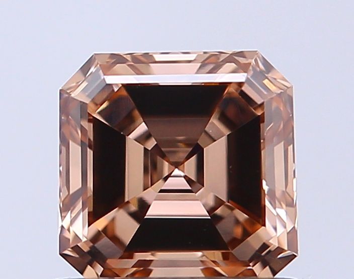 Asscher Fancy Light Brown Lab-grown Diamond 0.97ct VVS2 loose diamond