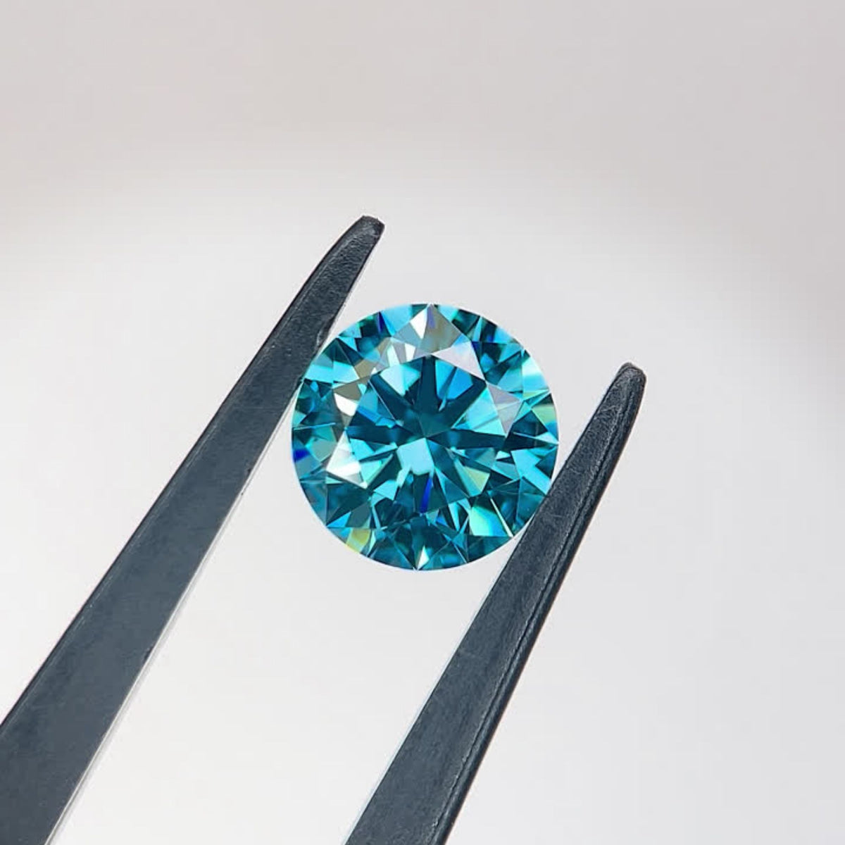 Round Fancy Vivid Blue Lab-grown Diamond 1.02ct VVS2 loose diamond