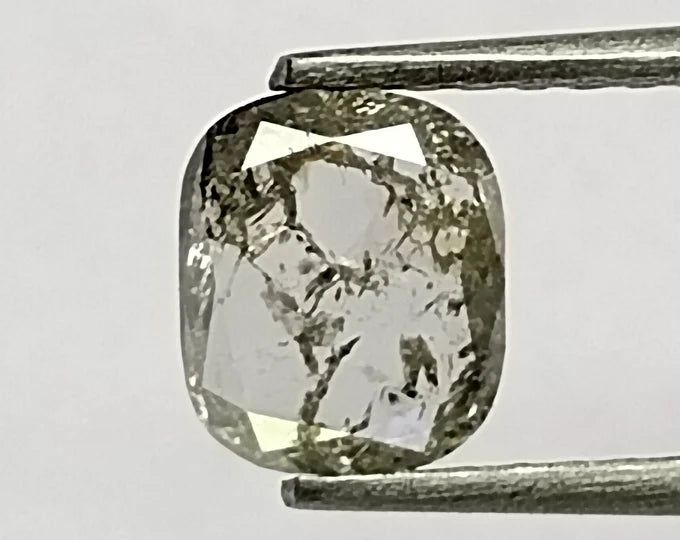 Oval Salt And Pepper Natural Diamond 0.39ct I3 loose diamond