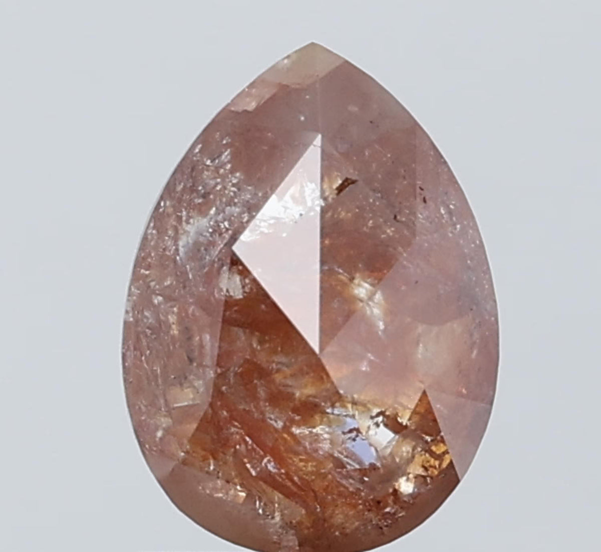 Pear Red Natural Diamond 1.66ct I3 loose diamond