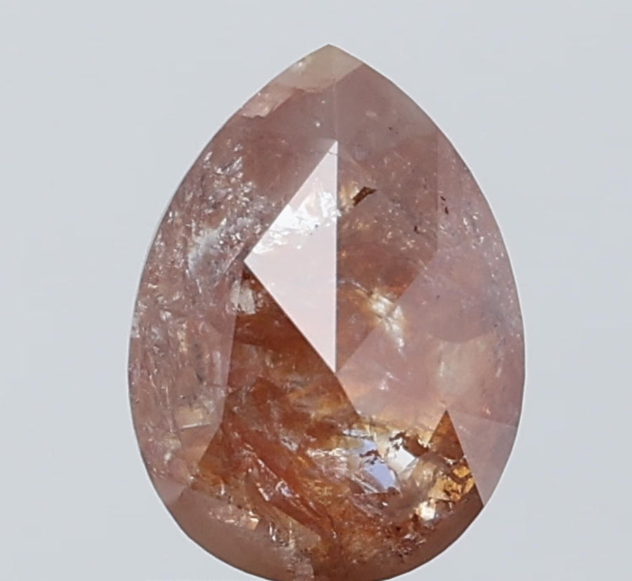 Pear Red Natural Diamond 1.66ct I3 loose diamond