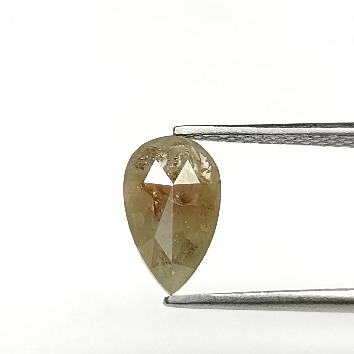 Pear Salt And Pepper Natural Diamond 0.8ct I3 loose diamond