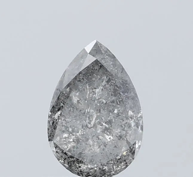 Pear Salt And Pepper Natural Diamond 1.11ct I3 loose diamond