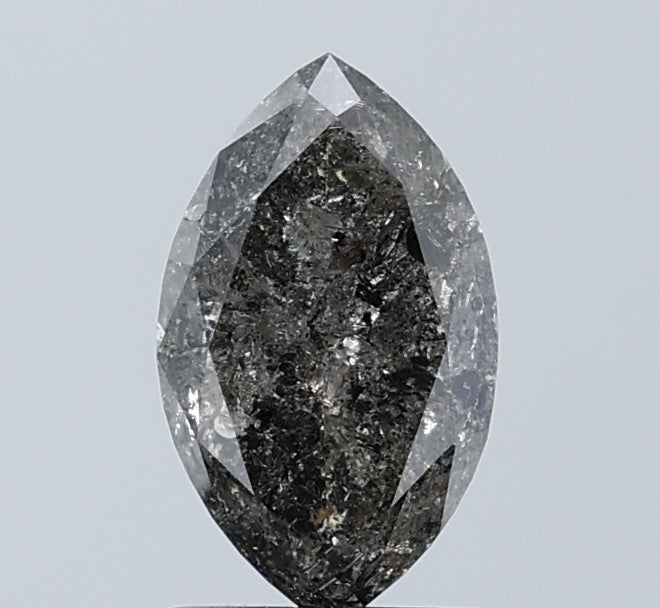 Marquise Salt And Pepper Natural Diamond 1.24ct I3 loose diamond