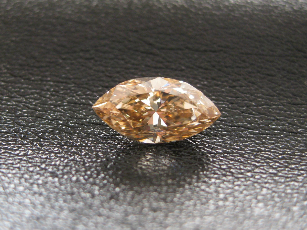 Marquise Fancy Brownish Yellowish Orange Natural Diamond 1.22ct loose diamond