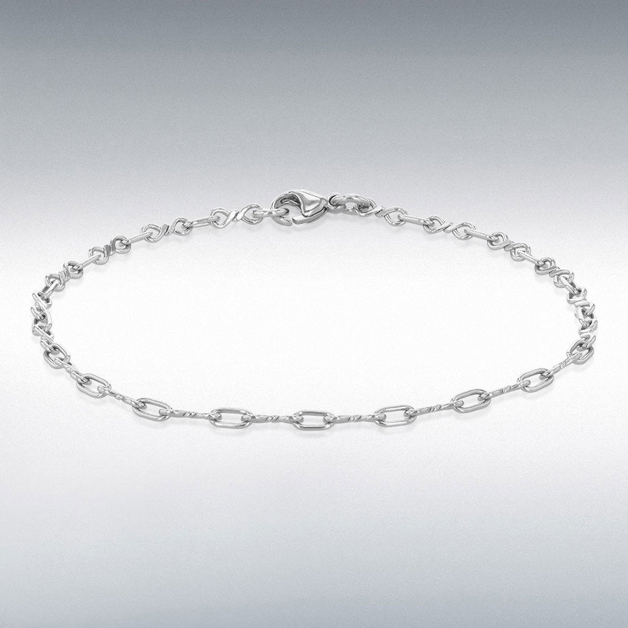 Platinum 2.5mm Infinity Bracelet