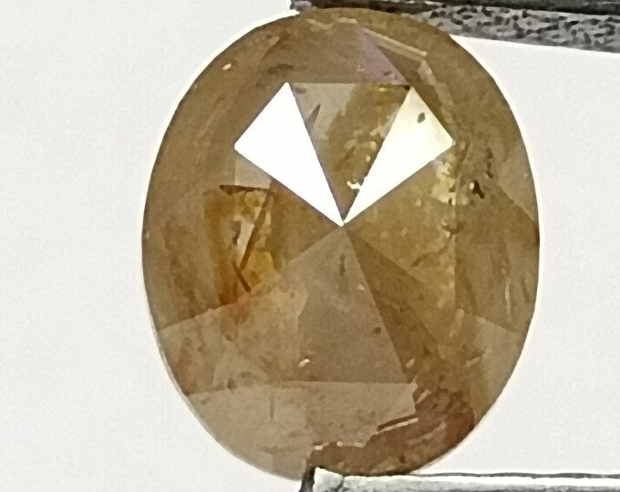 Oval Salt And Pepper Natural Diamond 1.02ct I3 loose diamond