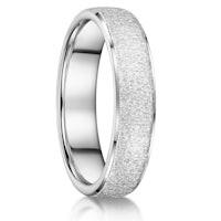 Diamond Wheel finish on a Platinum band