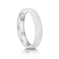 Frosted finish on a Platinum band