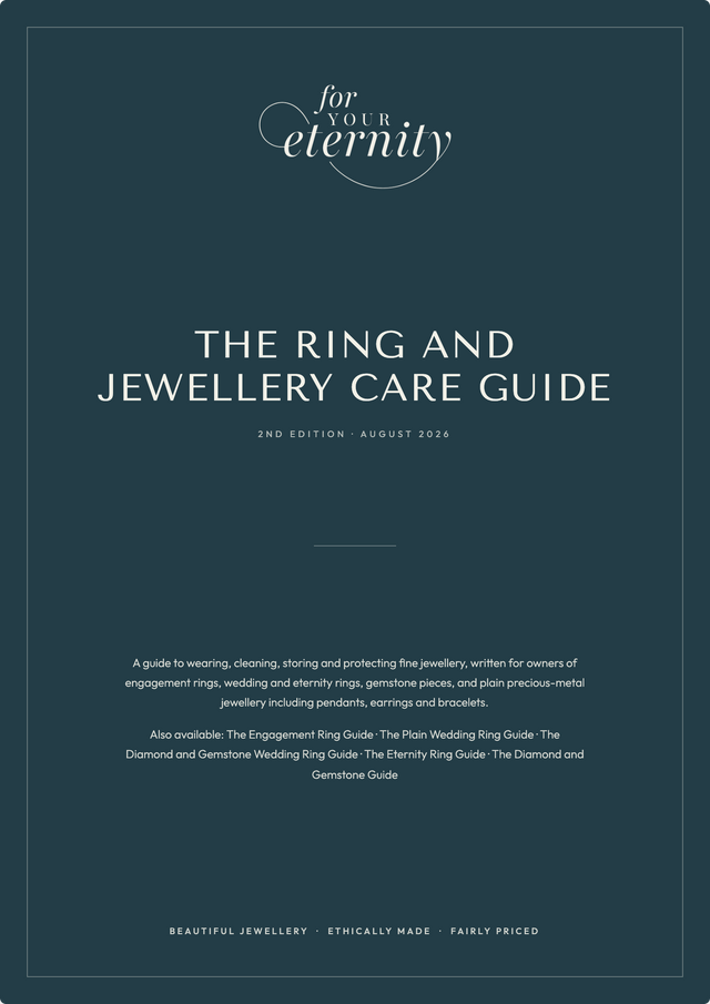 Your Ring and Jewellery Care Guide, front cover