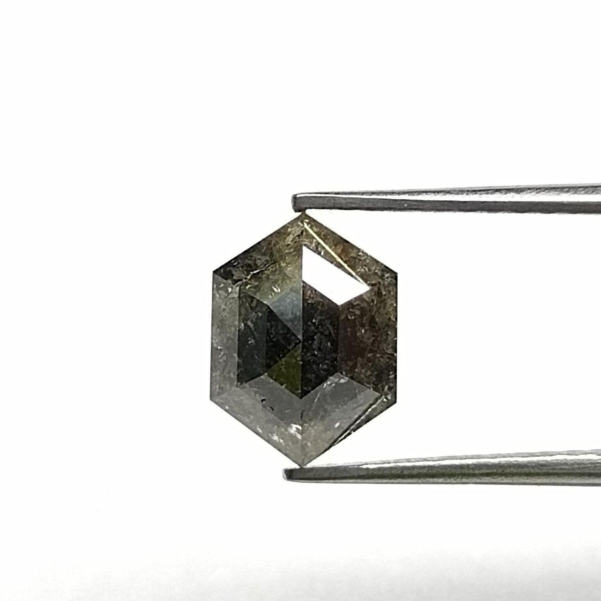Hexagonal Salt And Pepper Natural Diamond 1.19ct I3 loose diamond