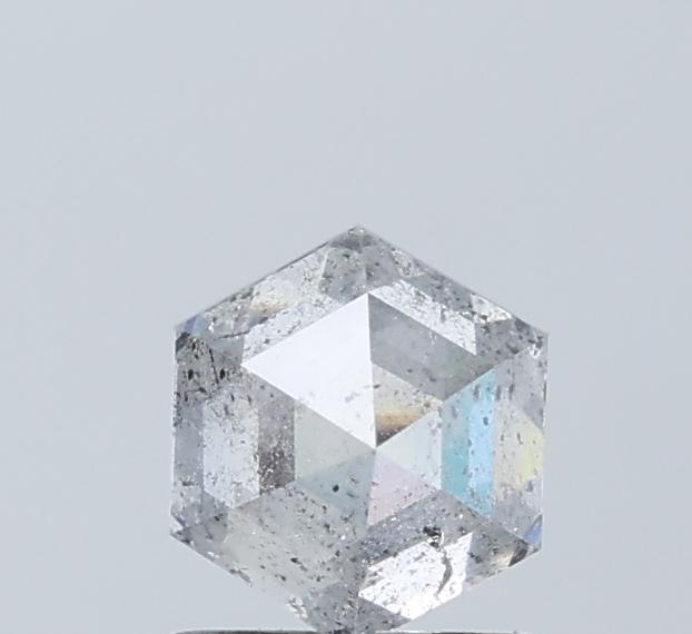Hexagonal Salt And Pepper Natural Diamond 0.94ct I3 loose diamond