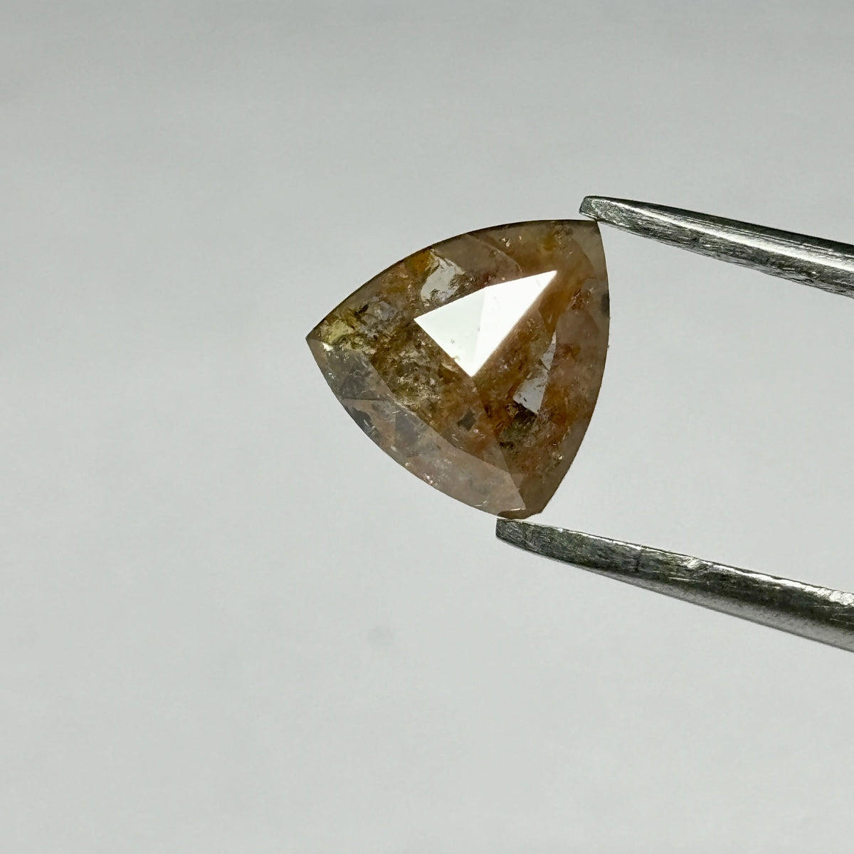 Trilliant Salt And Pepper Natural Diamond 0.96ct I3 loose diamond