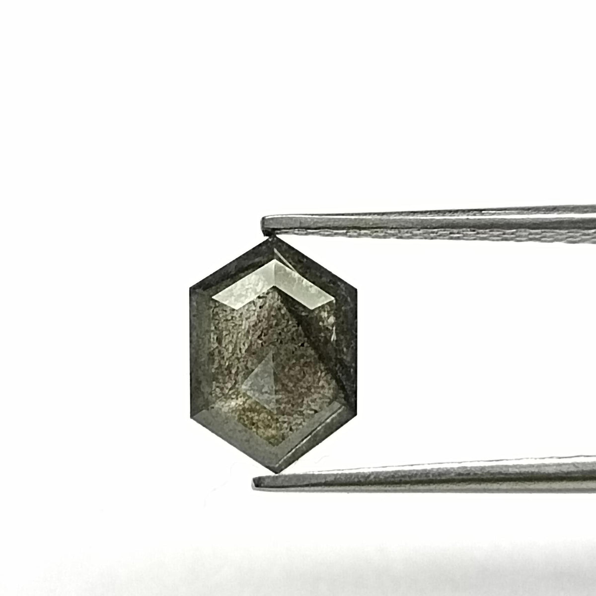 Hexagonal Salt And Pepper Natural Diamond 0.89ct I3 loose diamond