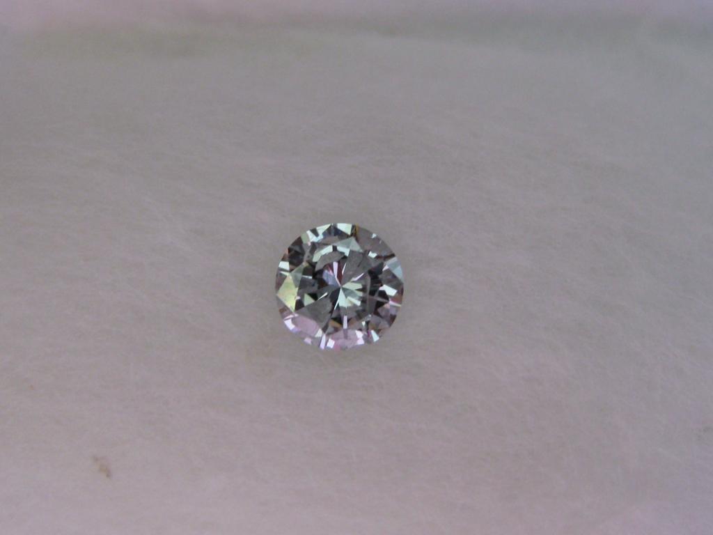 Round Faint Blue Natural Diamond 0.26ct loose diamond