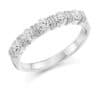 Bar Set, Grain Set, Round Brilliant Diamond Eternity Ring with 35% Diamond Coverage, 3 mm Width