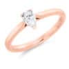Pear Cut Solitaire 0.33ct Diamond Engagement Ring - Image 3