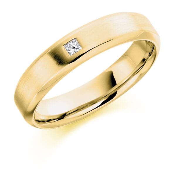 Baguette Cut Diamond  Channel Set Half Eternity Ring with 50% Coverage - Image 2
