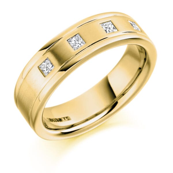 Round Brilliant Diamond  Rope Twist Half Eternity Ring with 30% Coverage - Image 2