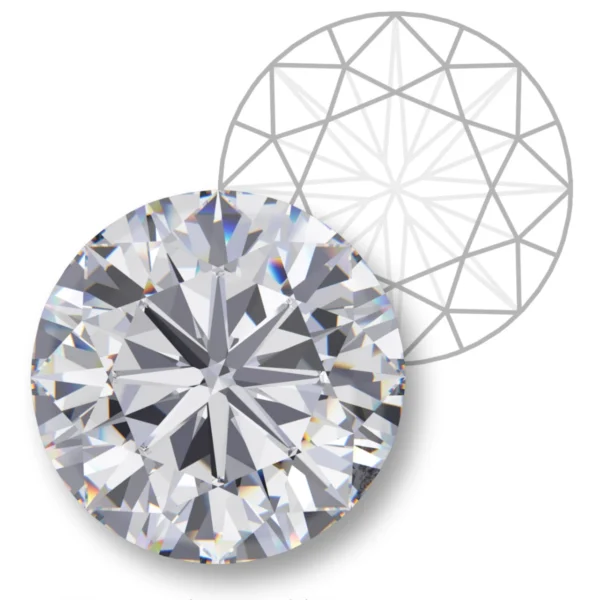 Round Brilliant 0.4 Carat Diamond - G Colour, VS2 Clarity